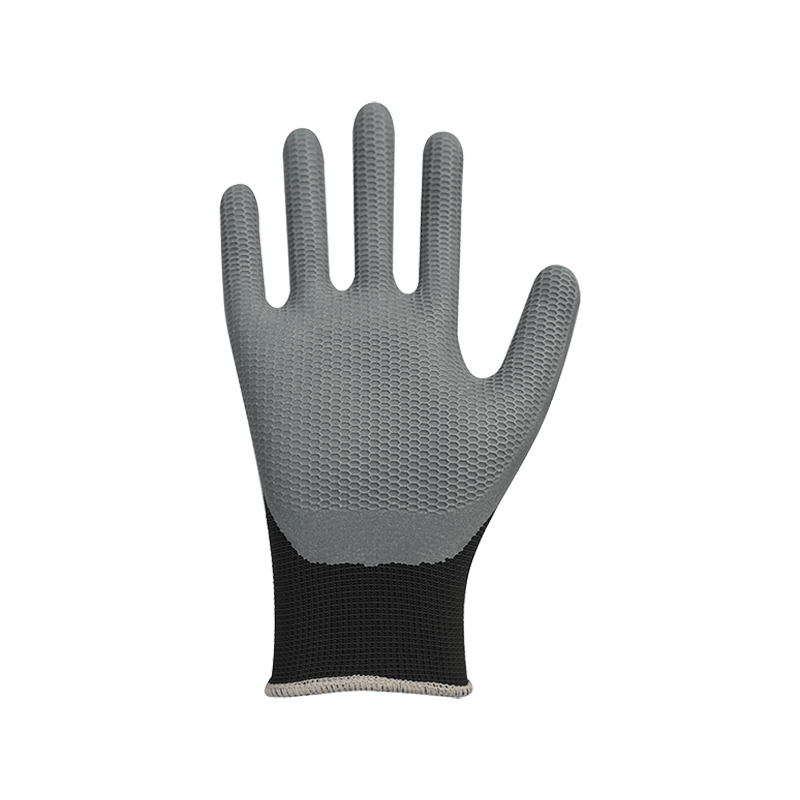 Poliester 13G cu strat de latex cu spumă anti-alunecare Poliester 13G cu strat de latex cu spumă anti-alunecare