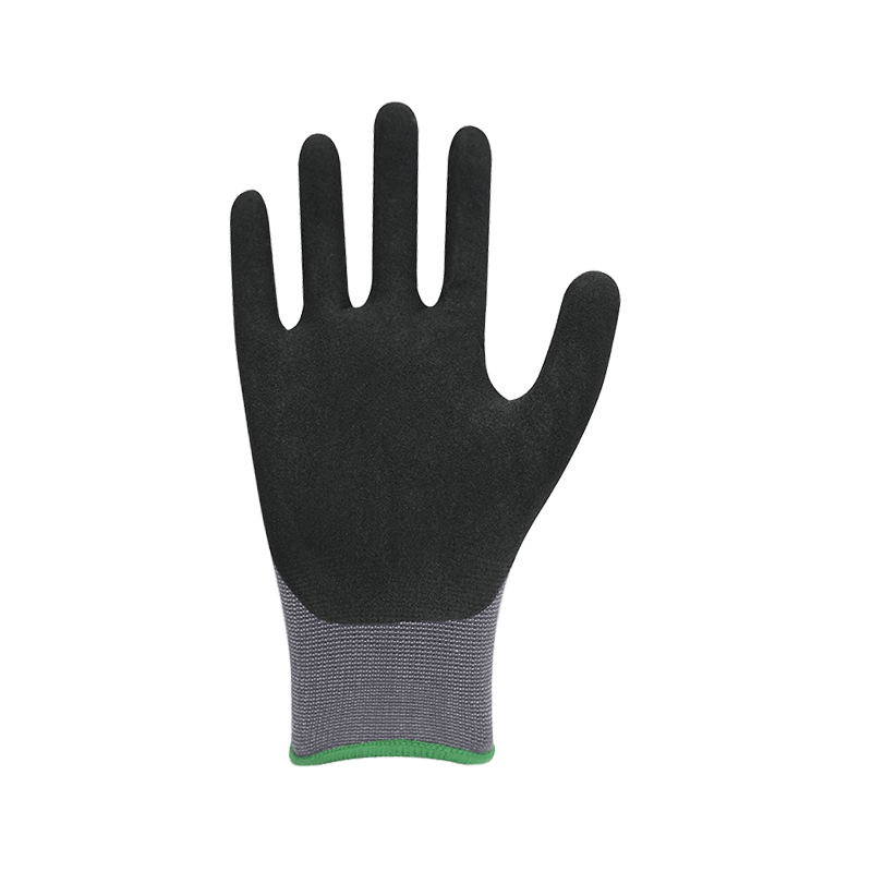 Căptușeală din nailon/spandex 15G cu acoperire nisipoasă de nitril