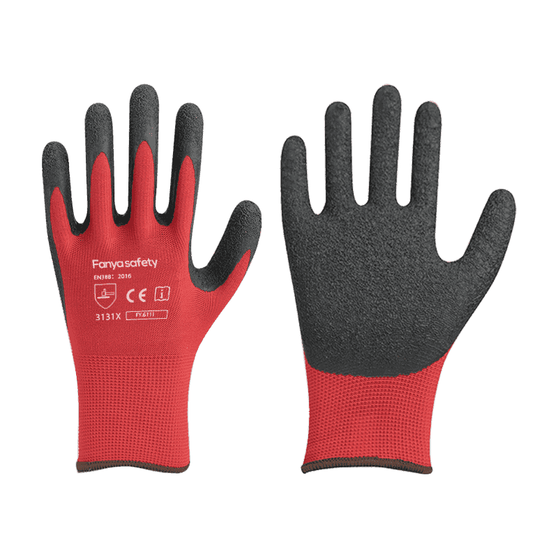 Carcasa din poliester 13G+10 Acrlic periat cu strat de latex 3/4