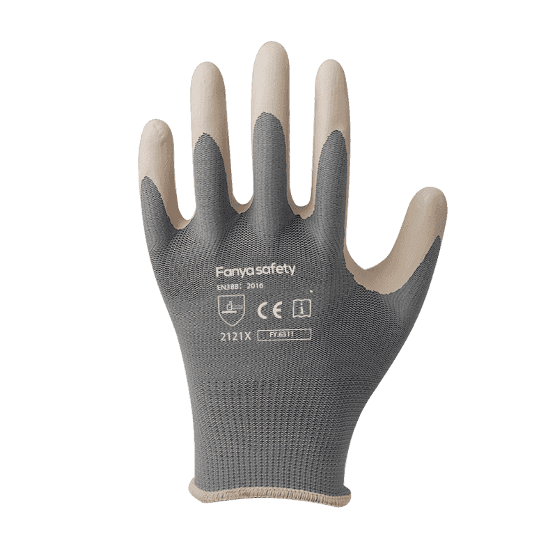 Poliester 13G cu strat de latex cu spumă anti-alunecare
