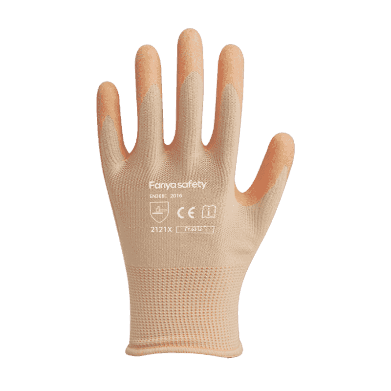 Poliester 13G cu strat de latex cu spumă anti-alunecare