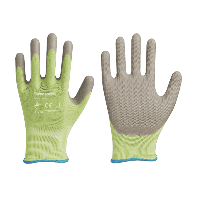 Poliester 13G cu strat de latex cu spumă anti-alunecare
