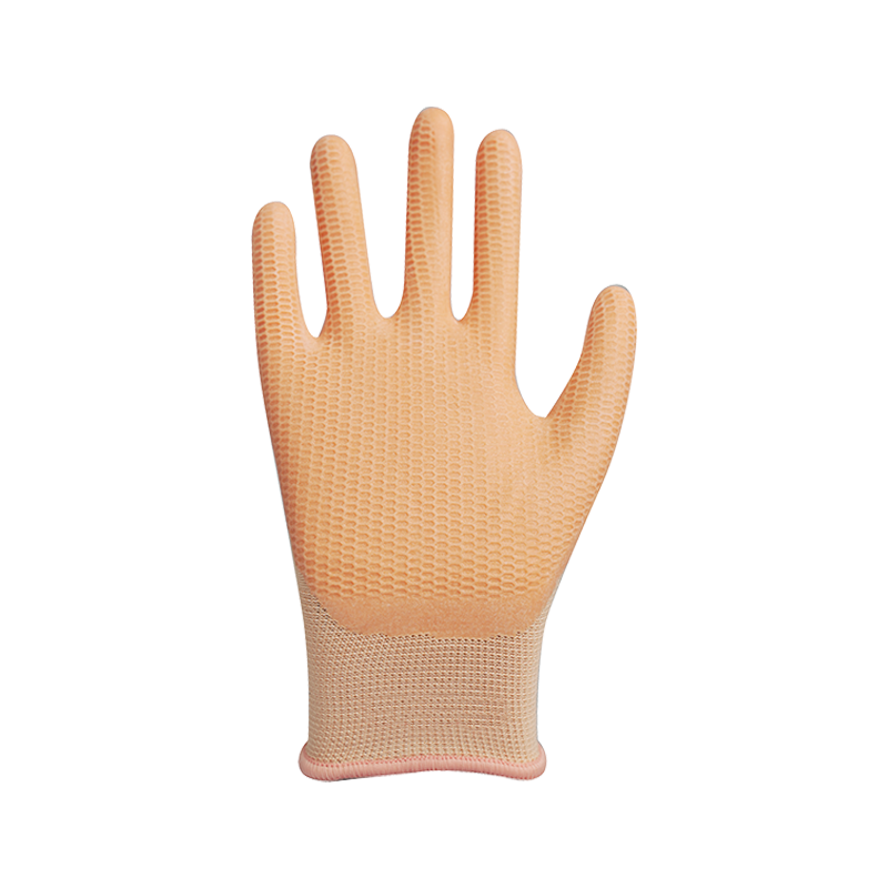 Poliester 13G cu strat de latex cu spumă anti-alunecare