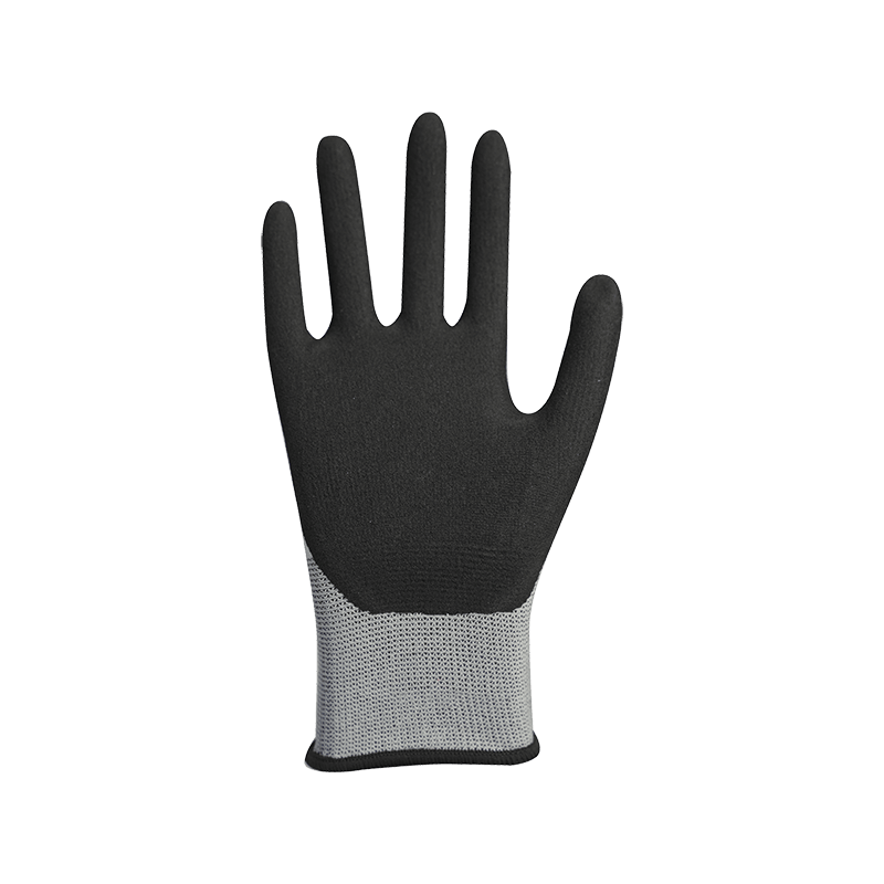 Căptușeală din nailon/spandex 15G cu acoperire nisipoasă de nitril