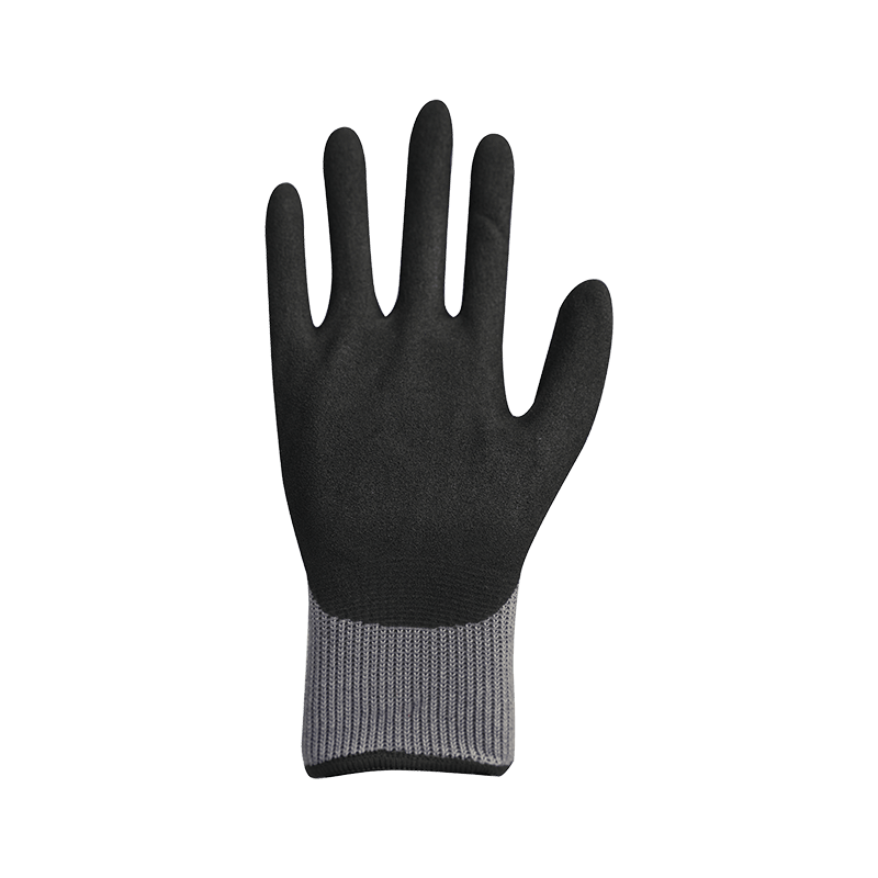 Căptușeală din nailon/spandex 15G cu acoperire nisipoasă de nitril